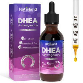 NATISLAND DHEA 25mg/50mg gouttes liquides vue de face