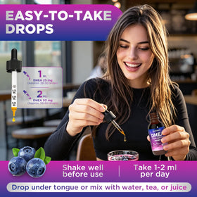 NATISLAND DHEA gouttes liquides avec étiquette informative