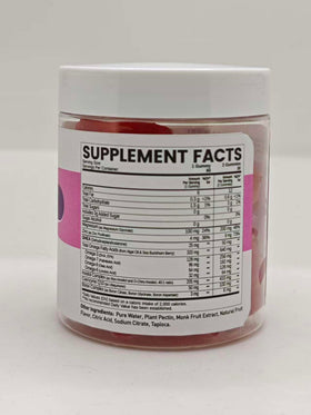NATISLAND DHEA gummies avec dosage 25mg sur l'emballage