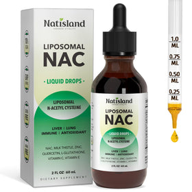NATISLAND Gouttes de NAC Liposomales 600 mg flacon avant