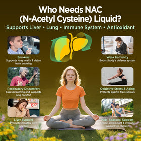 NATISLAND Gouttes de NAC Liposomales 600 mg flacon avec des ingrédients