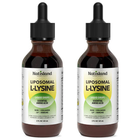 NATISLAND Gouttes L-Lysine Monolaurine 1000mg flacon avant