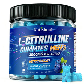 NATISLAND Gummies L-Citrulline 3000mg, vue de face du packaging