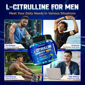 NATISLAND Gummies L-Citrulline, vue arrière du packaging