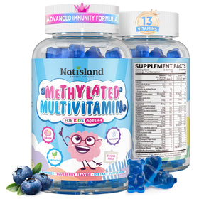 NATISLAND Multivitamines Methylées pour Enfants 60 Gummies, vue avant