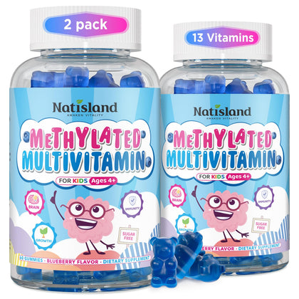 NATISLAND Multivitamines Methylées pour Enfants - vue de face