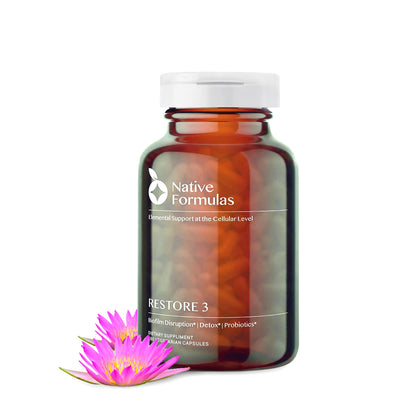 Native Formulas Restore 3 complément alimentaire 60 capsules vue de face