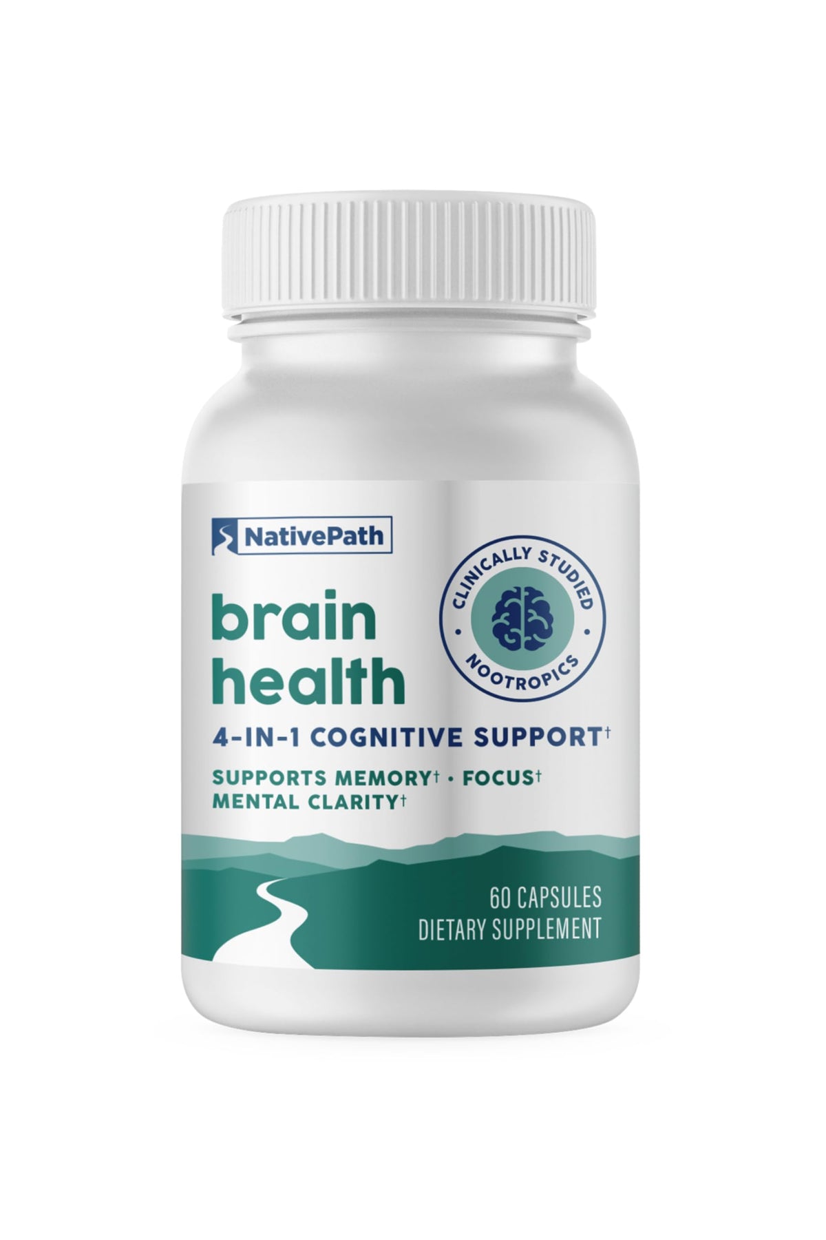NativePath Brain Health 30 servings front view