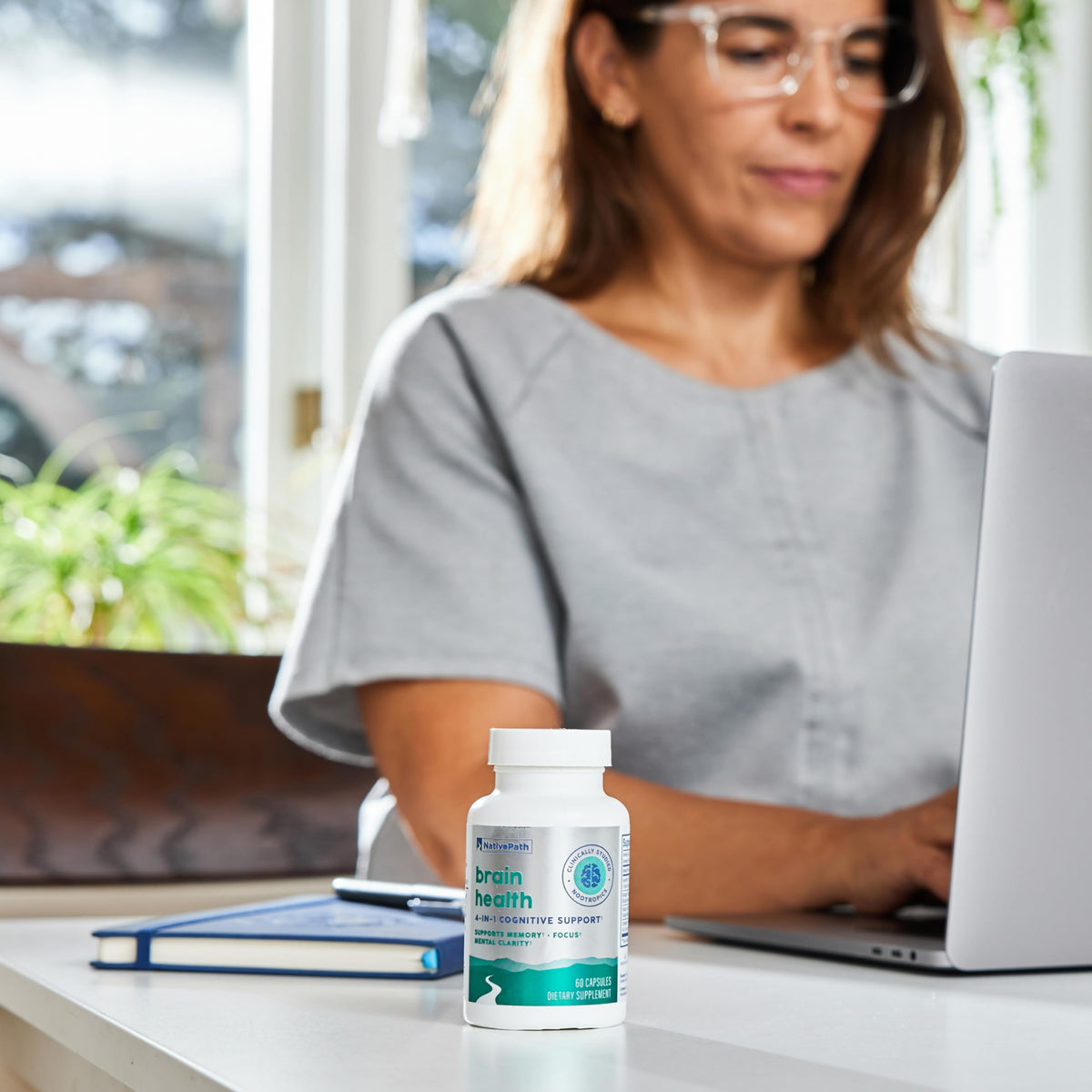 NativePath Brain Health product with natural ingredients