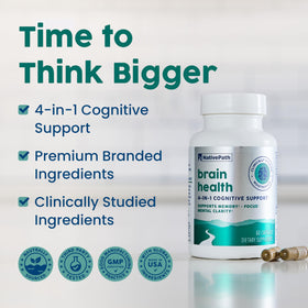 NativePath Brain Health top view with label