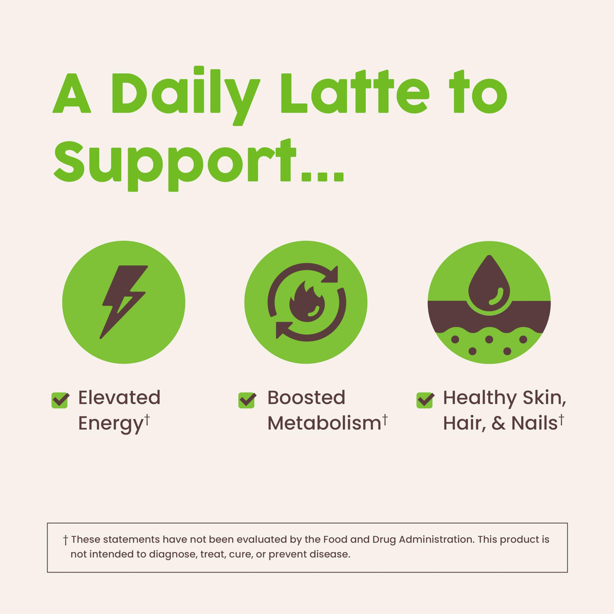 NativePath Collagen Latte Matcha, vue de côté du produit