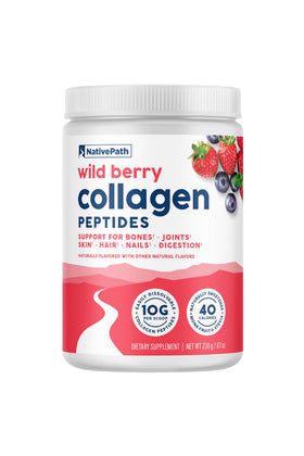 NativePath Collagène Peptides Baies Sauvages emballage avant