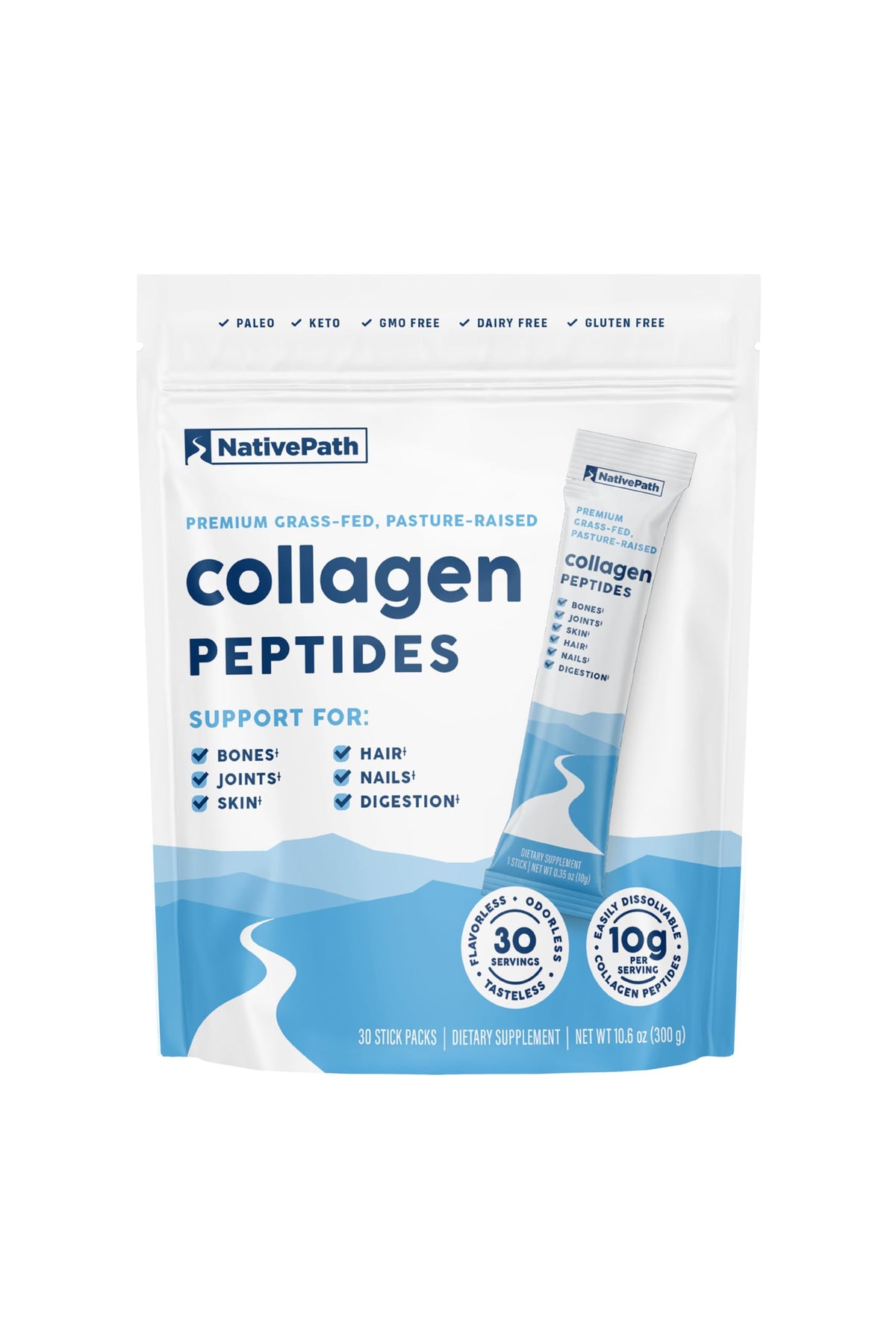 NativePath Collagène Peptides Stick Pack vue avant