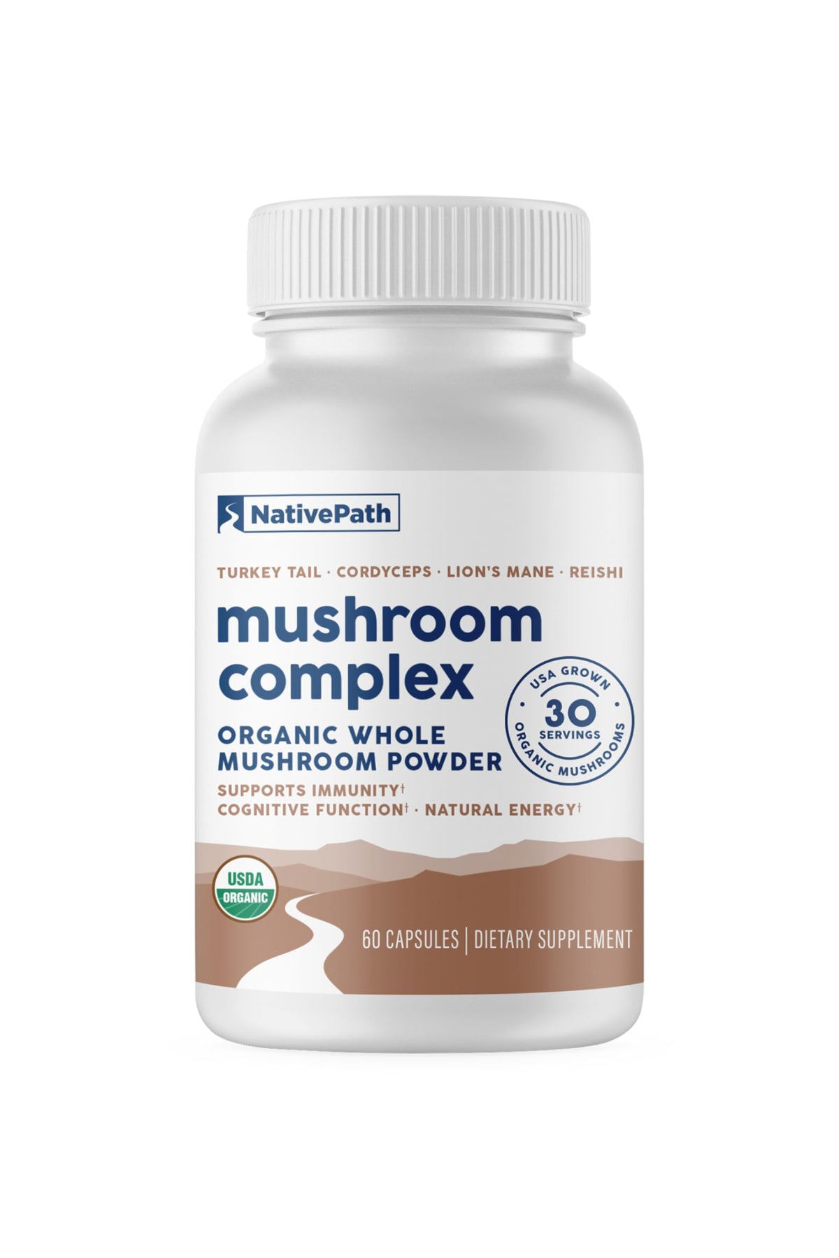 NativePath Complex de Champignons Bio - vue avant du flacon