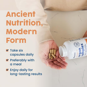 NativePath Complex Organ de Boeuf 180 capsules sur une table en bois