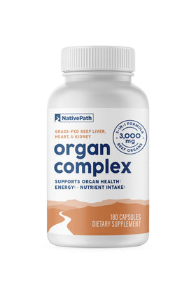 NativePath Complex Organ de Boeuf 180 capsules vue de face