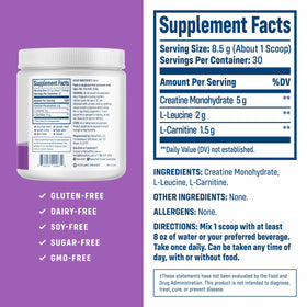 NativePath Creatine Monohydrate 331g powder texture