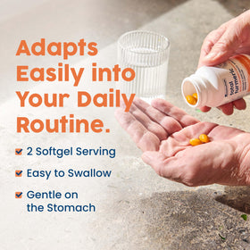 NativePath Curcuma avec Boswellia gélules molles à côté d'autres compléments