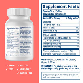 NativePath huile de krill 500mg gélules en main