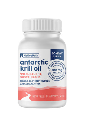 NativePath huile de krill antarctique 500mg gélules avant