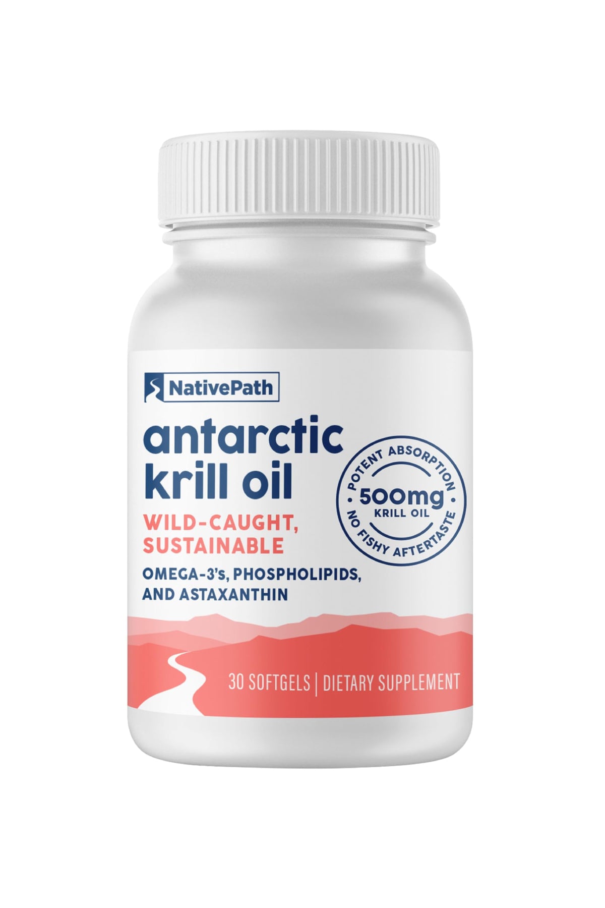 NativePath huile de krill Antartique 500mg boîte avant