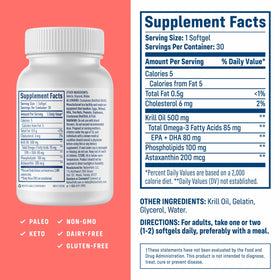 NativePath huile de krill Antartique 500mg prise quotidienne