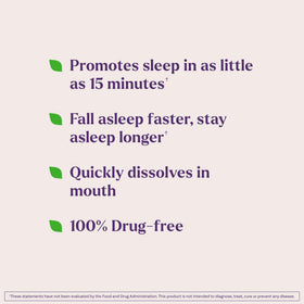 Natrol Melatonin 10 mg comprimés dissolvants fraise - vue de face