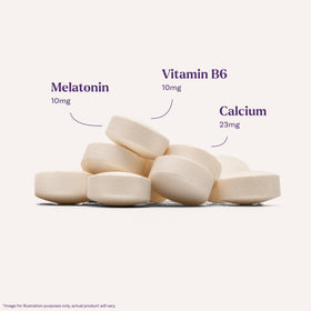 Natrol Melatonin 10 mg comprimés sur une table