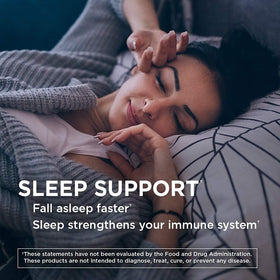 Natrol Melatonine Avancée 10 mg dans un environnement de sommeil