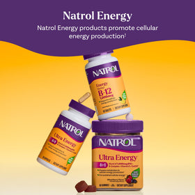 Natrol Ultra Energy 4-en-1 capsules back view