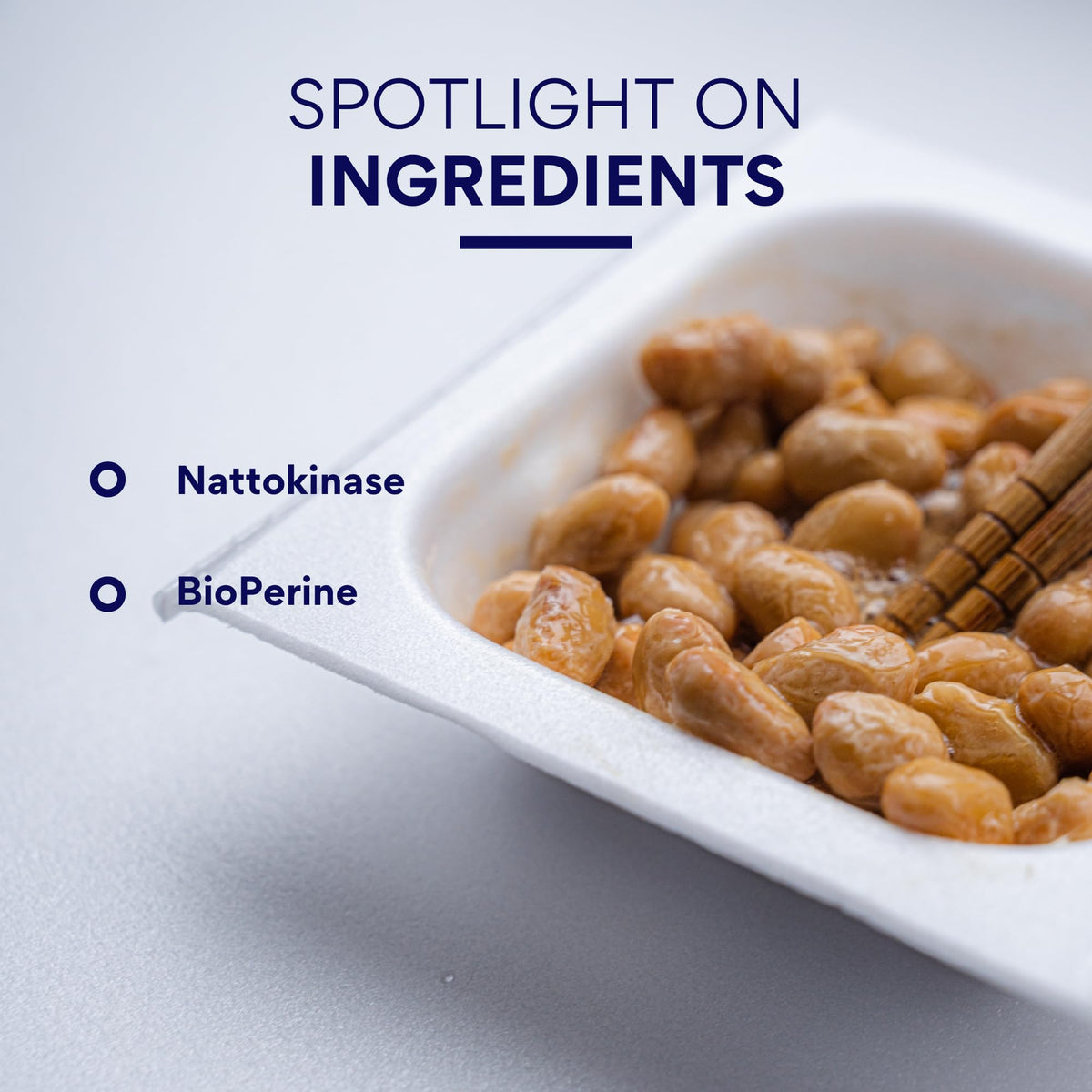 Nattokinase 4000 FU avec BioPerine, vue de côté