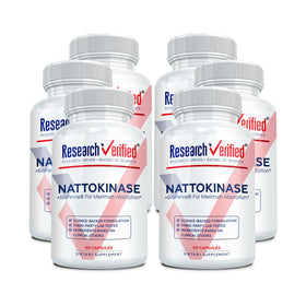 Nattokinase 4000 FU de Research Verified, boîte de 60 capsules