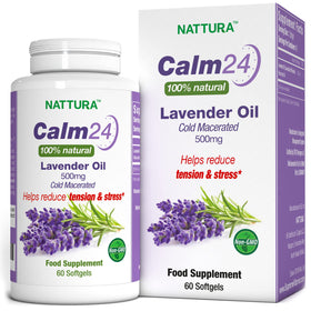 Nattura Calm Aid Gélules d'Huile de Lavande 500mg - Vue avant