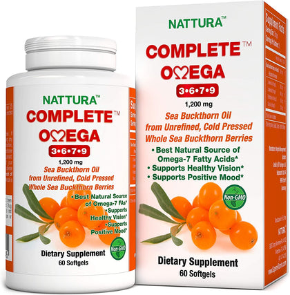 Nattura Complète Omega 3-6-7-9 bouteille vue de face