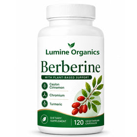 Natura Derm Berberine Complex 4-en-1 120 Capsules vue avant