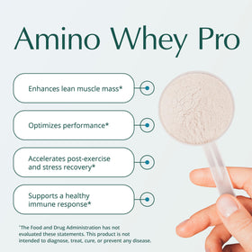 Natura Health Products Amino Whey Pro 508g emballage arrière