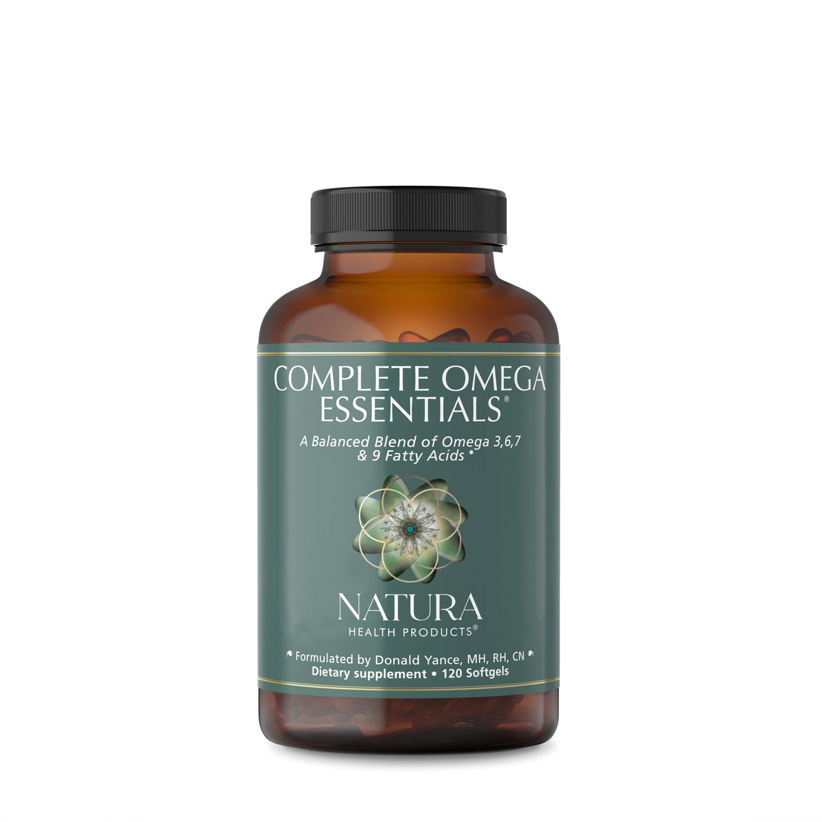 Natura Health Products Omega Essentiels 120 gélules huile de poisson vue de face