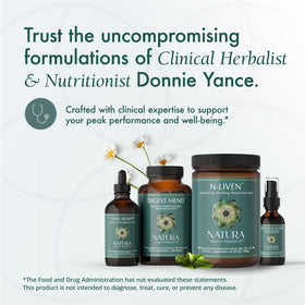Natura Health Products Omega Essentiels gélules avec un verre d'eau