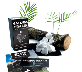 Natura Uralis Premium Craie Belgorod morceaux blancs sur fond