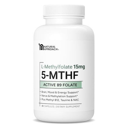 Natural Approach L-Méthylfolate 15mg boîte avant vue