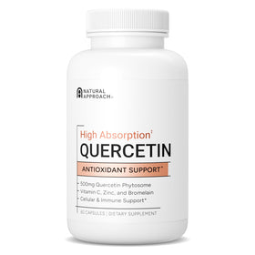 Natural Approach Quercetine 500mg avec Bromélaïne, Vitamine C et Zinc - avant