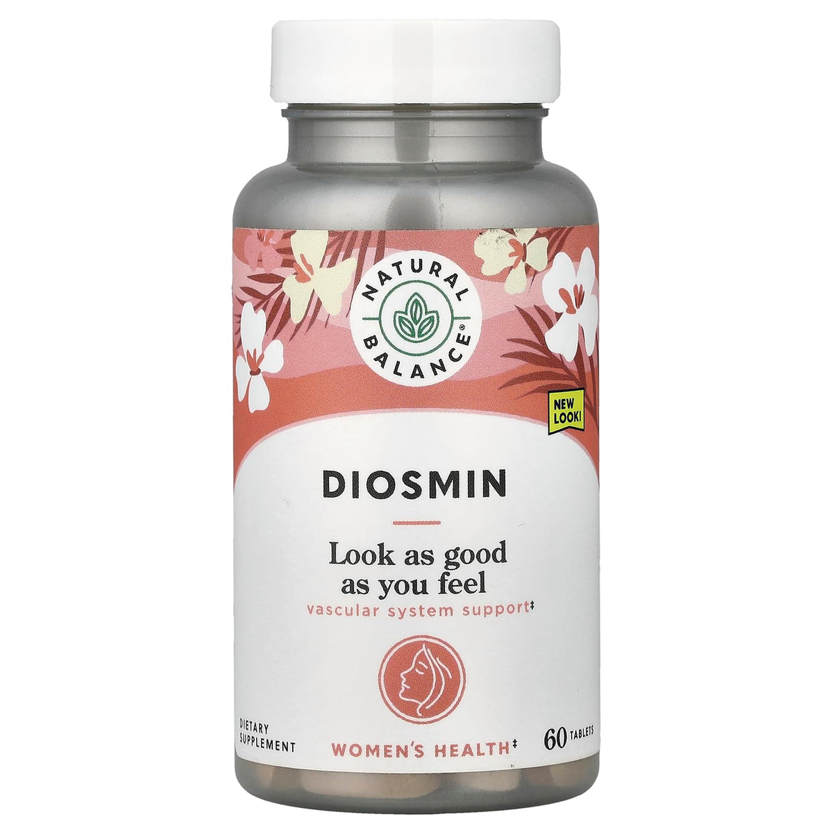 Natural Balance Diosmin 500mg comprimés de soutien circulatoire