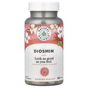 Natural Balance Diosmin 500mg comprimés de soutien circulatoire
