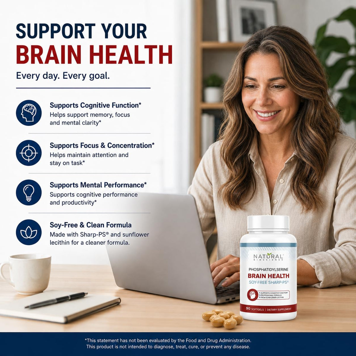 Natural BioScience Phosphatidylserine 100 mg gélules natural formula