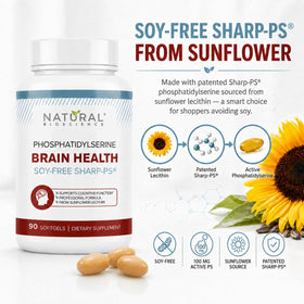 Natural BioScience Phosphatidylserine 100mg étiquette de produit