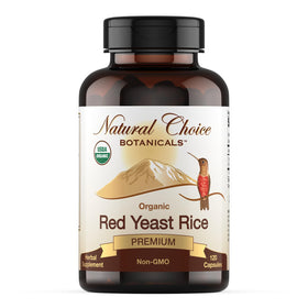 Natural Choice Botanicals Complément Alimentaire Riz Rouge 120 Capsules vue avant