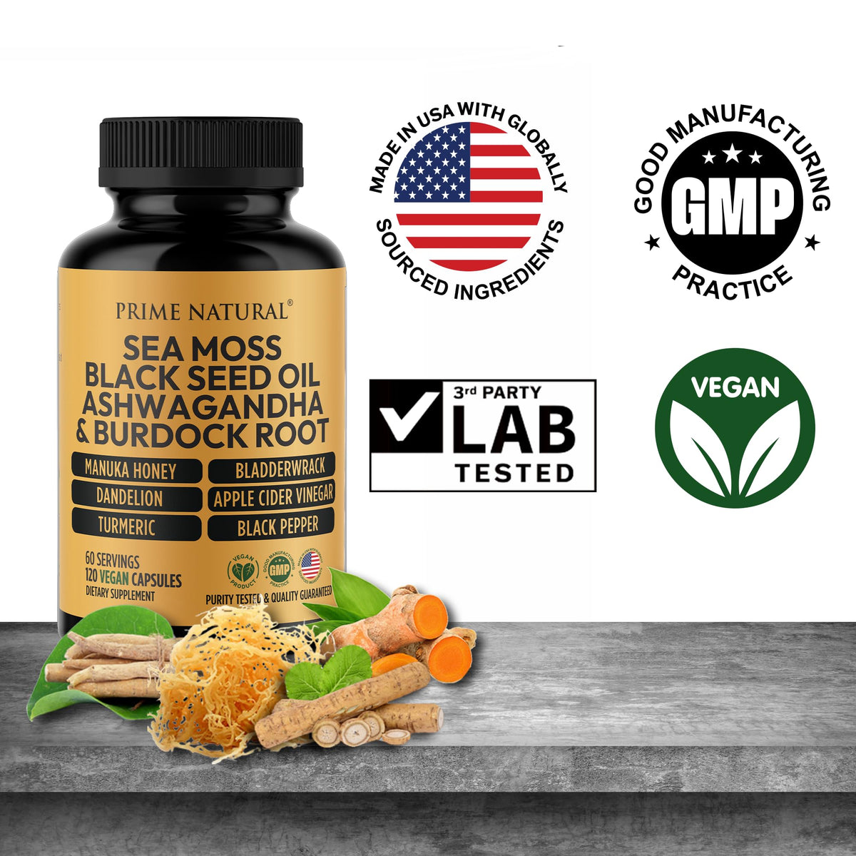 NATURAL Complément Alimentaire 120 Capsules en groupe