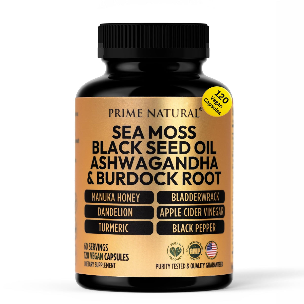 NATURAL Complément Alimentaire 120 Capsules vue de face