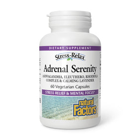 Natural Factors Adrenal Serenity 60 capsules front view