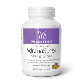 Natural Factors AdrenaSense 120 capsules végétariennes vue avant